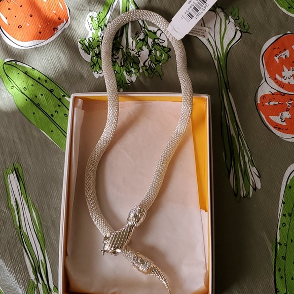 ROBERT ROSE silver snake necklace - Picture 2 of 2